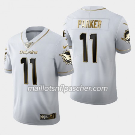 Maillot Miami Dolphins DeVante Parker 11 Nike Blanc Golden Edition 100th - Homme